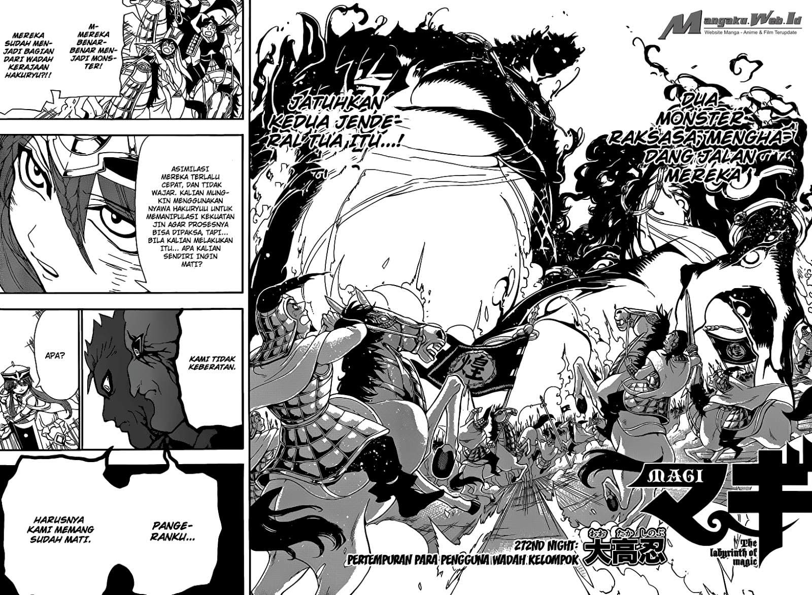 Magi – Labyrinth of Magic chapter 272